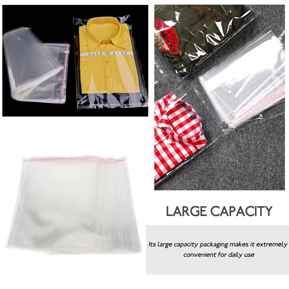 200pcs Clear Storage Bags Y234