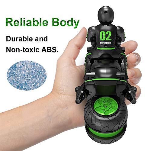 Green 2.4GHz Remote Control Motorcycle A1027