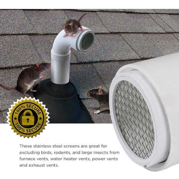 4 in. Termination Vent Cap with Condensation Drain P942742