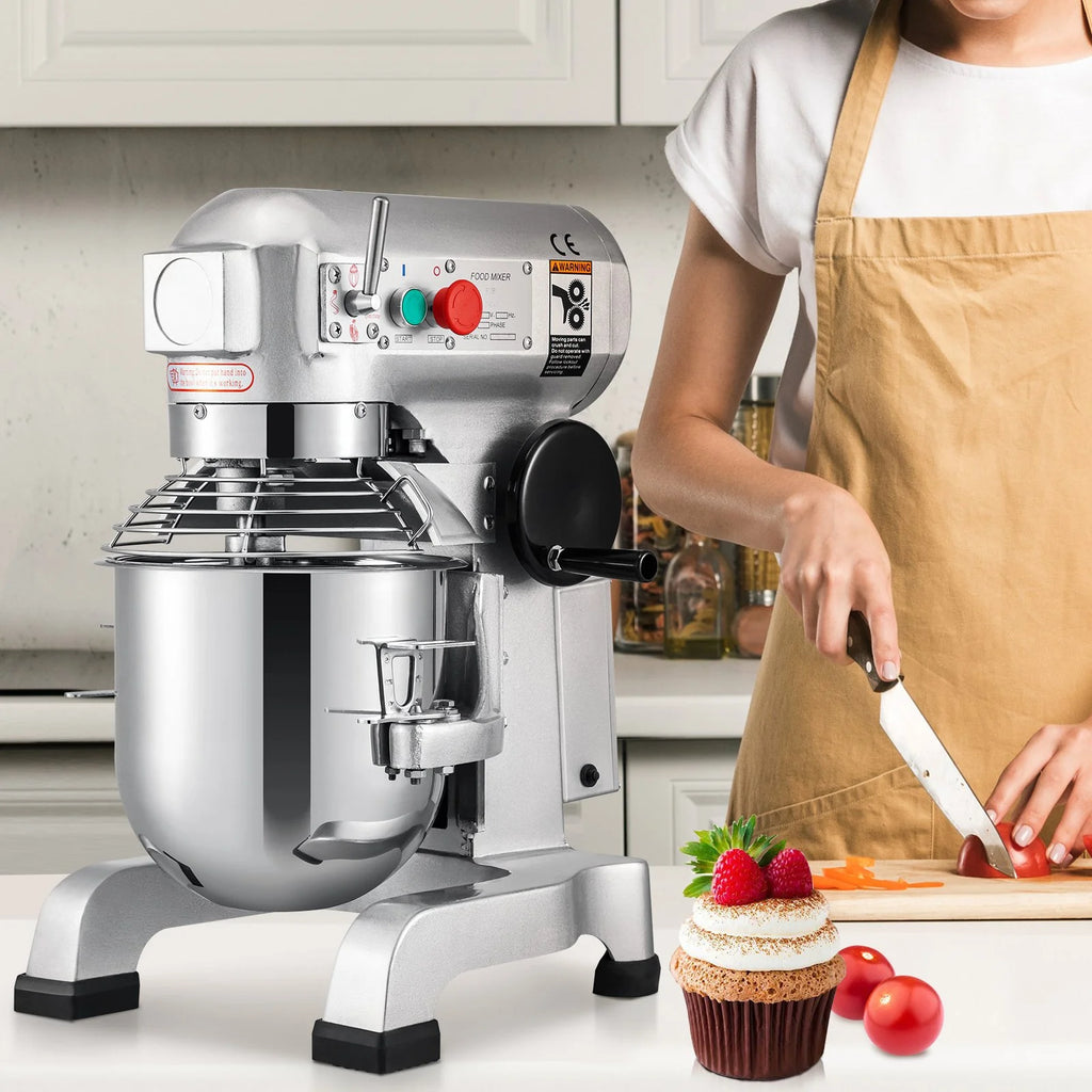 15Qt 600W 3 Speeds Stainless Steel Bowl Food Mixer A8919