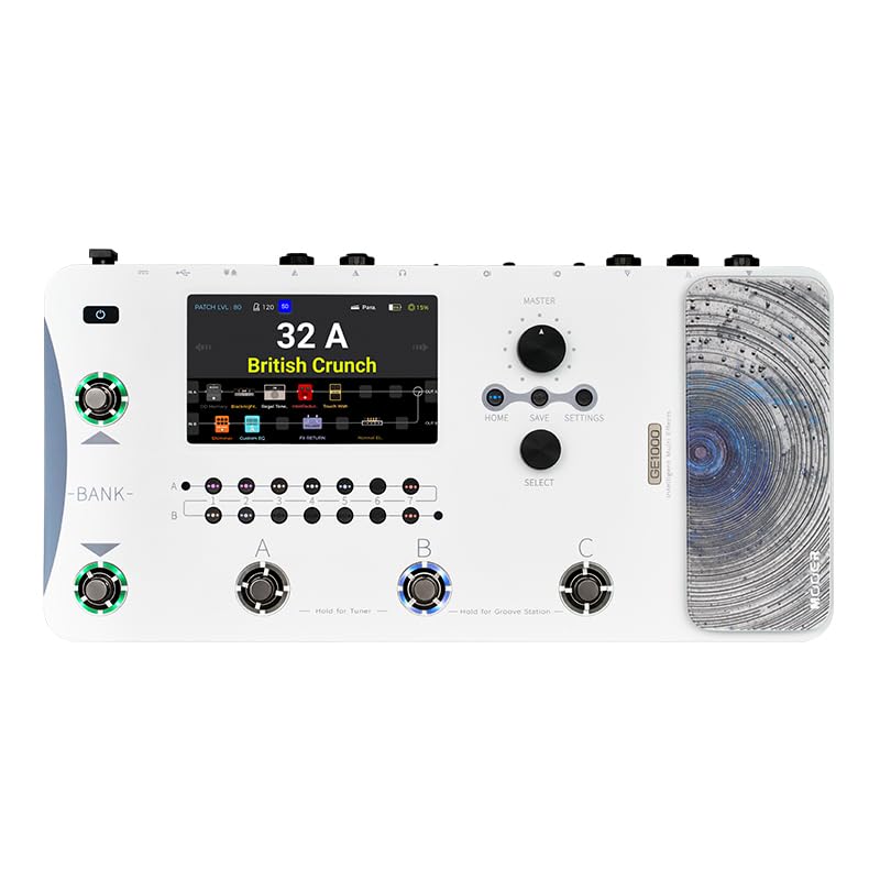 Multi-Effects Guitar Pedal with 80 Presets E83907