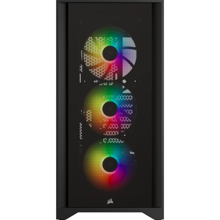 Black Tempered Glass Mid-Tower ATX Case Z59675
