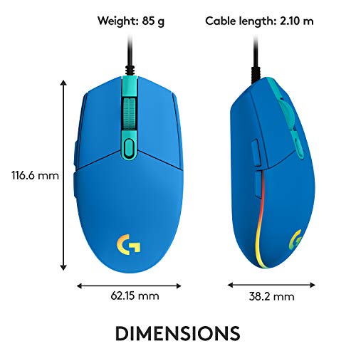 Wired Gaming Mouse with 8,000 DPI and 6 Programmable Buttons R9054