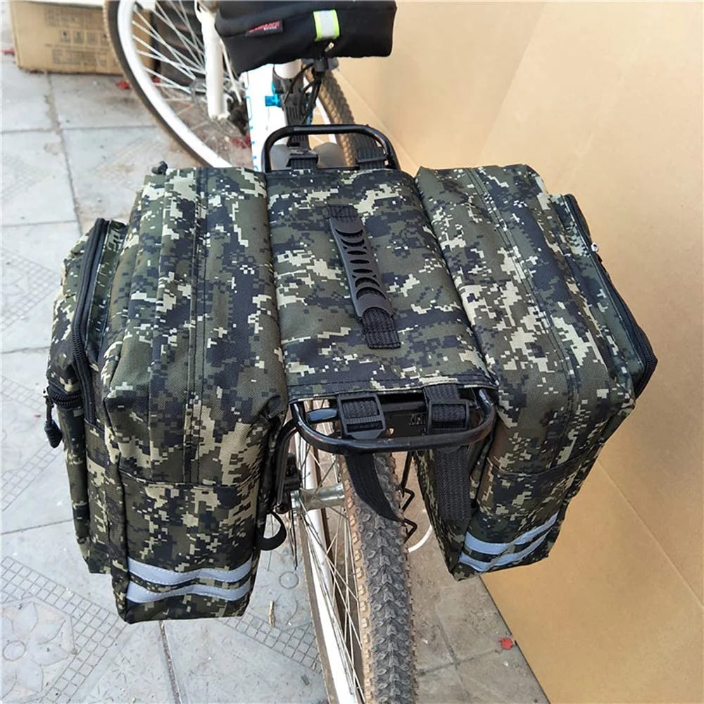 Rear Seat Bag Cycling Bike Rack Double Pannier Bag X2855
