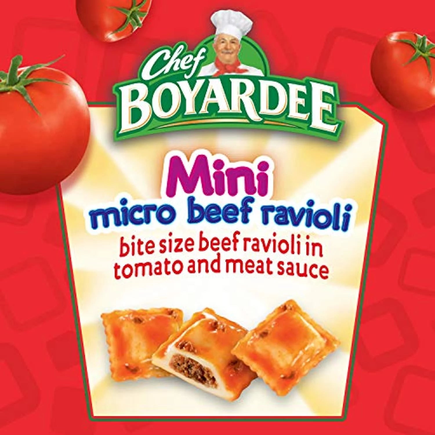 Mini Micro Beef Ravioli & Meatballs, 7.5 Ounce (Pack Of 12) I5407