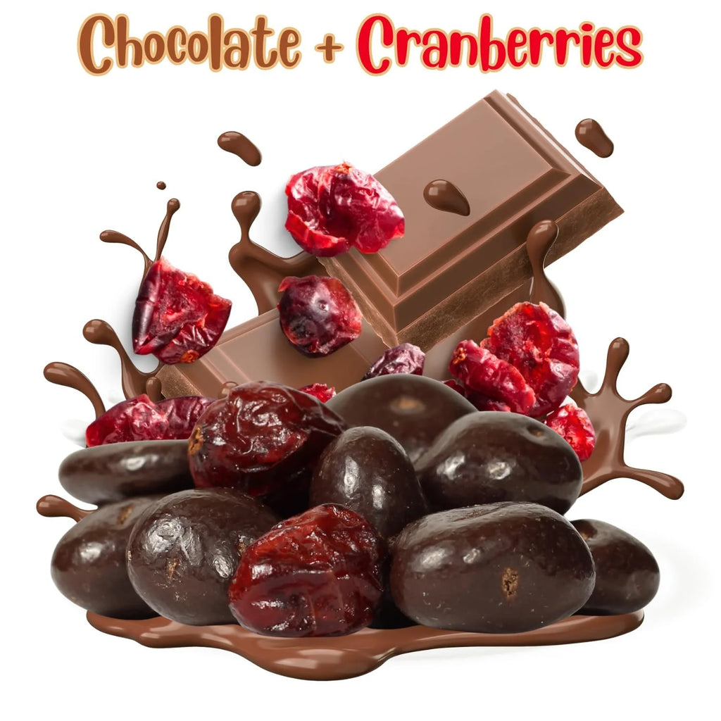 10 lbs Bulk Bag Dark Chocolate Covered Cranberries T584114