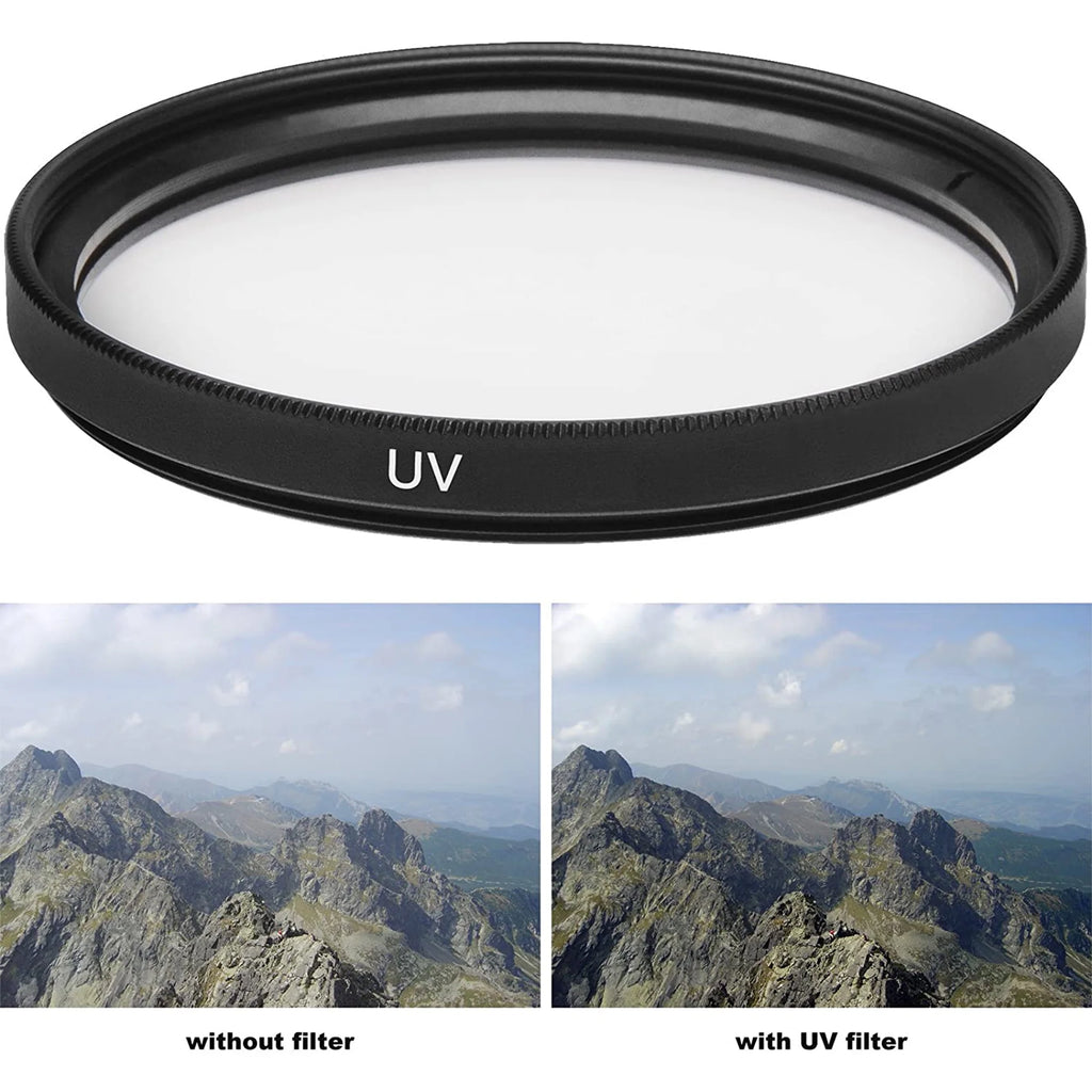 Mirrorless Camera with RF-S 18-45mm + EF 75-300mm Lens + 128GB Memory Card + Case + LED Flash E95828