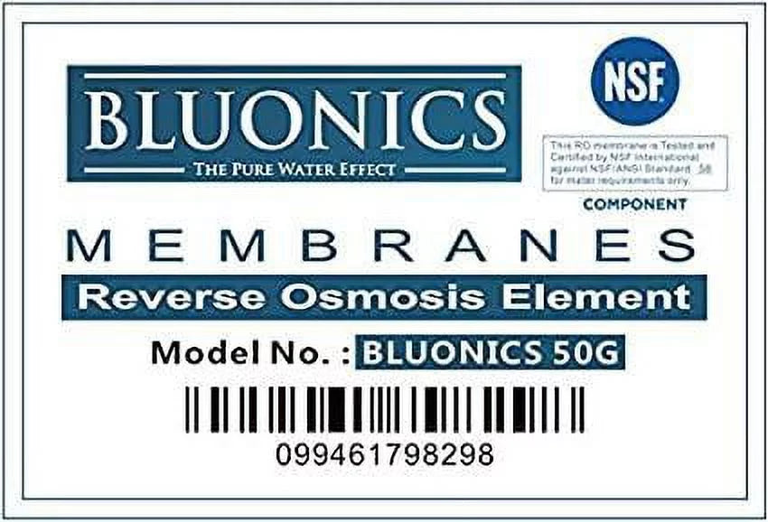 5 Stage Undersink Reverse Osmosis Drinking Water Filter System with NSF Certified Membrane B8203
