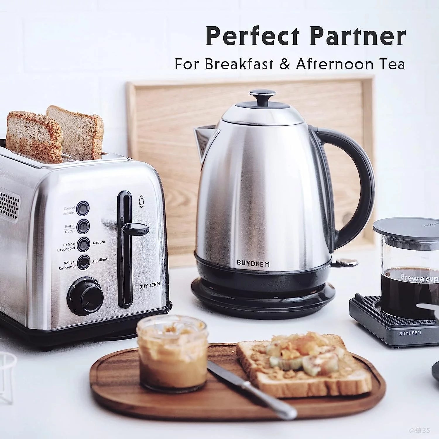 1.7L Stainless Steel Electric Kettle Q30305
