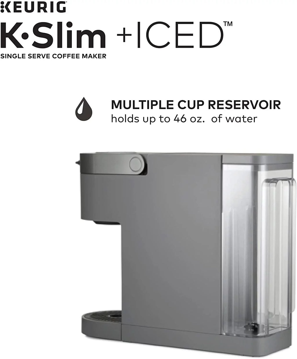 Gray Single Serve Coffee Maker Y6552