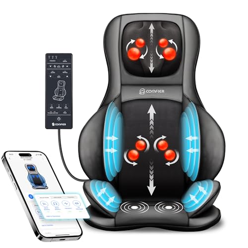Shiatsu Neck Back Massager with Heat, Dark Gray I558