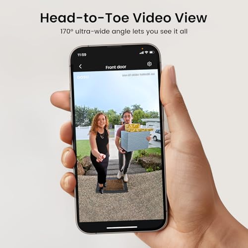Wireless Video Doorbell with Chime O74927