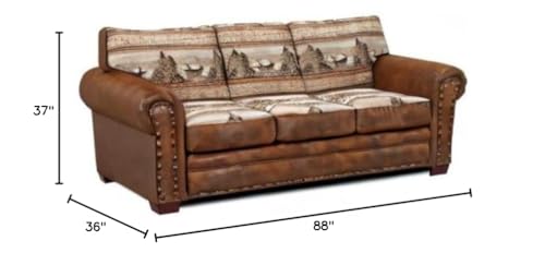 Large Tapestry Sofa B63212