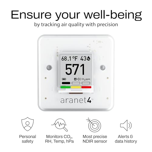 Wireless Indoor Air Quality Monitor with E-Ink Screen K917