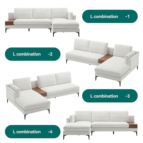 Beige Linen Modular Sectional Sofa J985