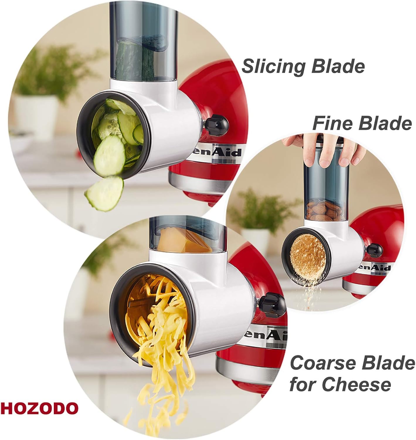 Cheese Grater Attachment for KitchenAid Stand Mixer N83326