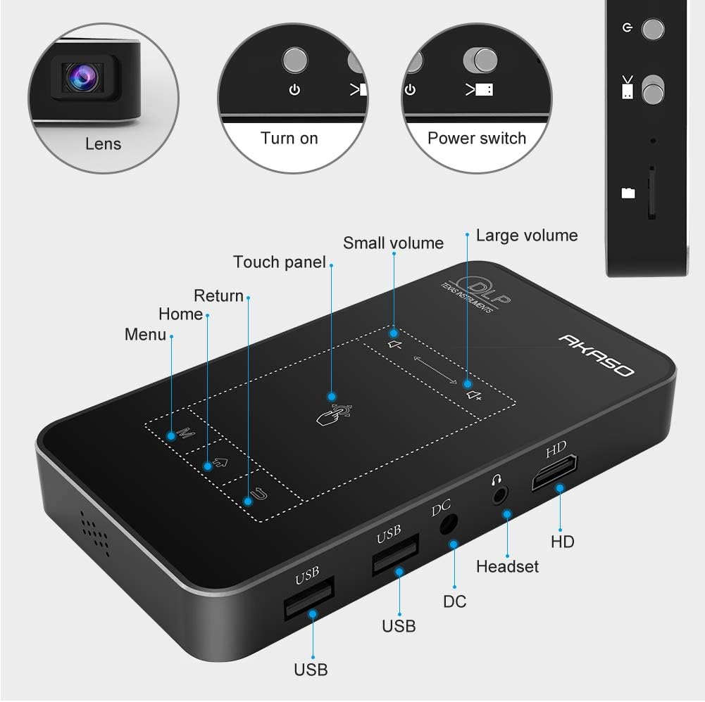 Mini Pocket DLP Projector with Android OS K9072
