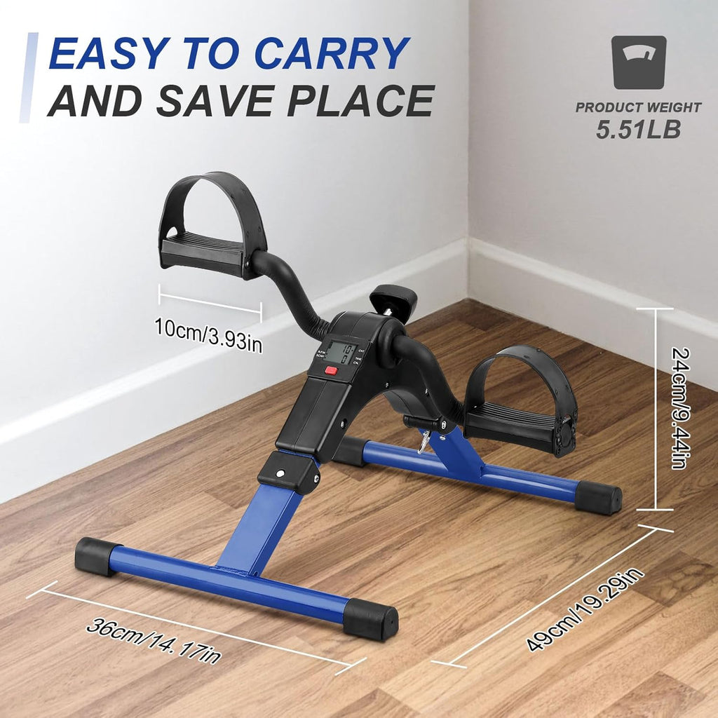 Folding Pedal Exerciser Under Desk Bike C229
