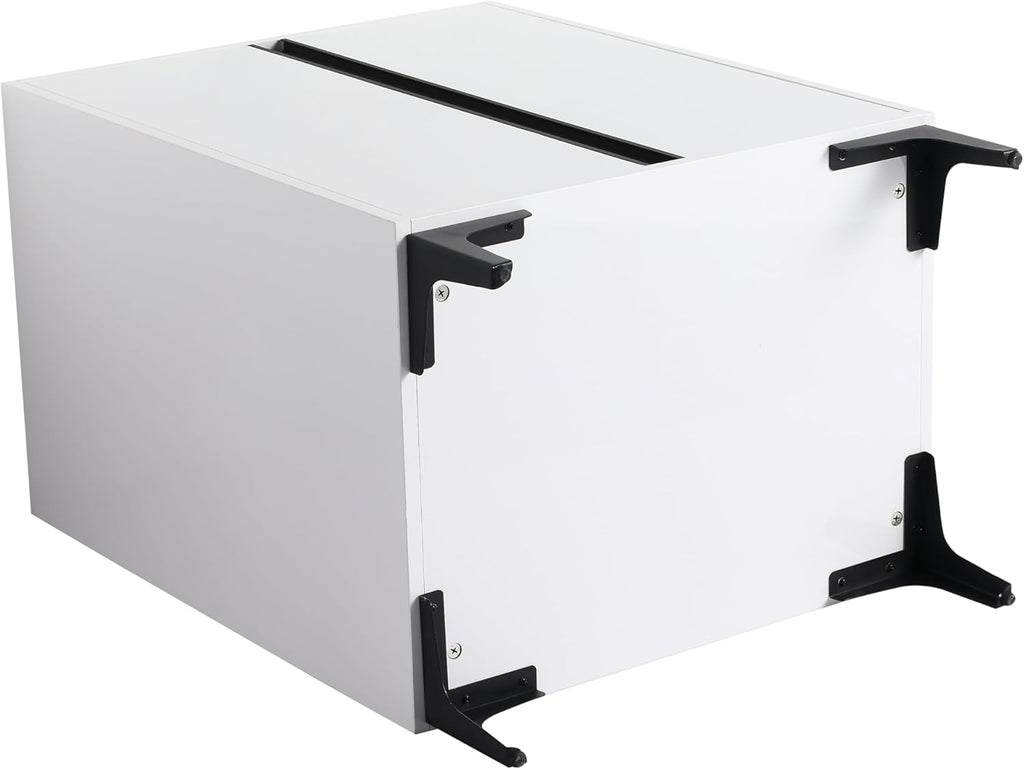 White 24 Inch Freestanding Bathroom Vanity with Ceramic Sink G1265