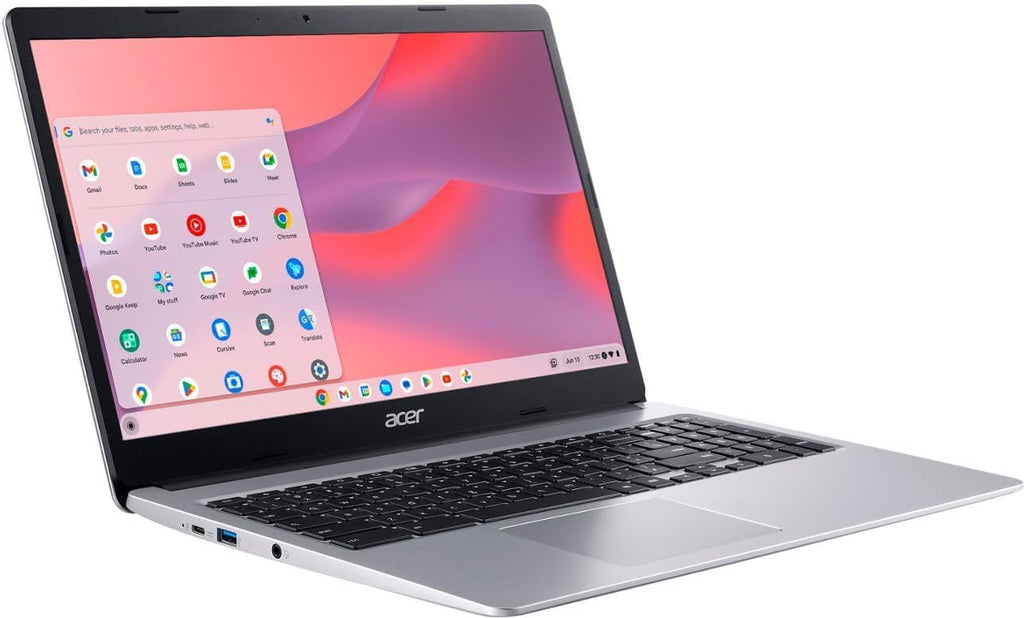 15.6” HD Laptop, Intel Celeron N4020, 4GB RAM, 64GB eMMC, Chrome OS, Silver W210467