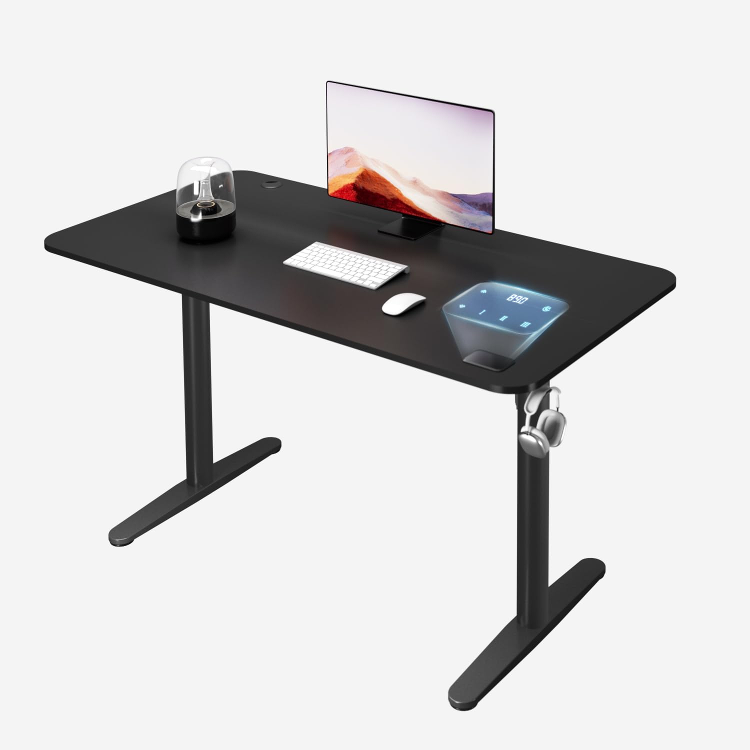 Adjustable Standing Desk (Black, 55 * 28 inch) Y965619