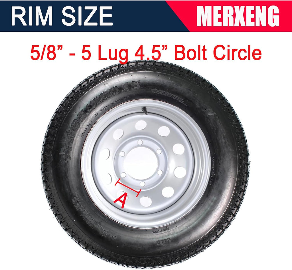 15in 6PR Load Range C Trailer Tires (Pack of 2) X4307