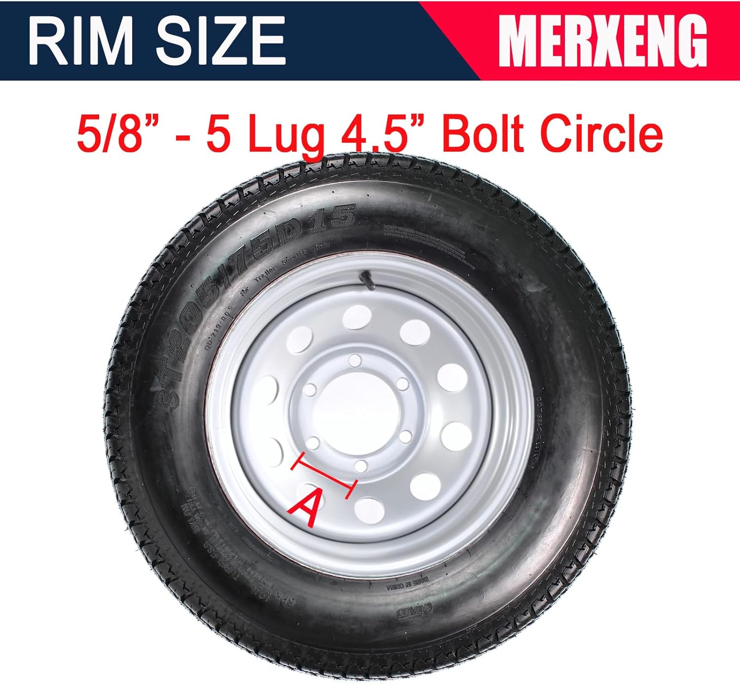 15in 6PR Load Range C Trailer Tires (Pack of 2) X4307