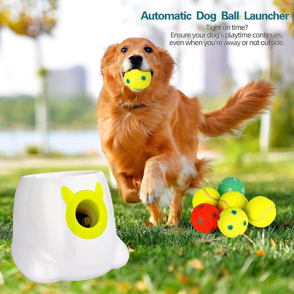 Automatic Dog Ball Thrower Launcher with 6 Balls L1771