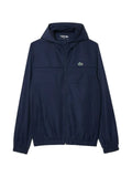 Lacoste logo-patch zip-up tracksuit