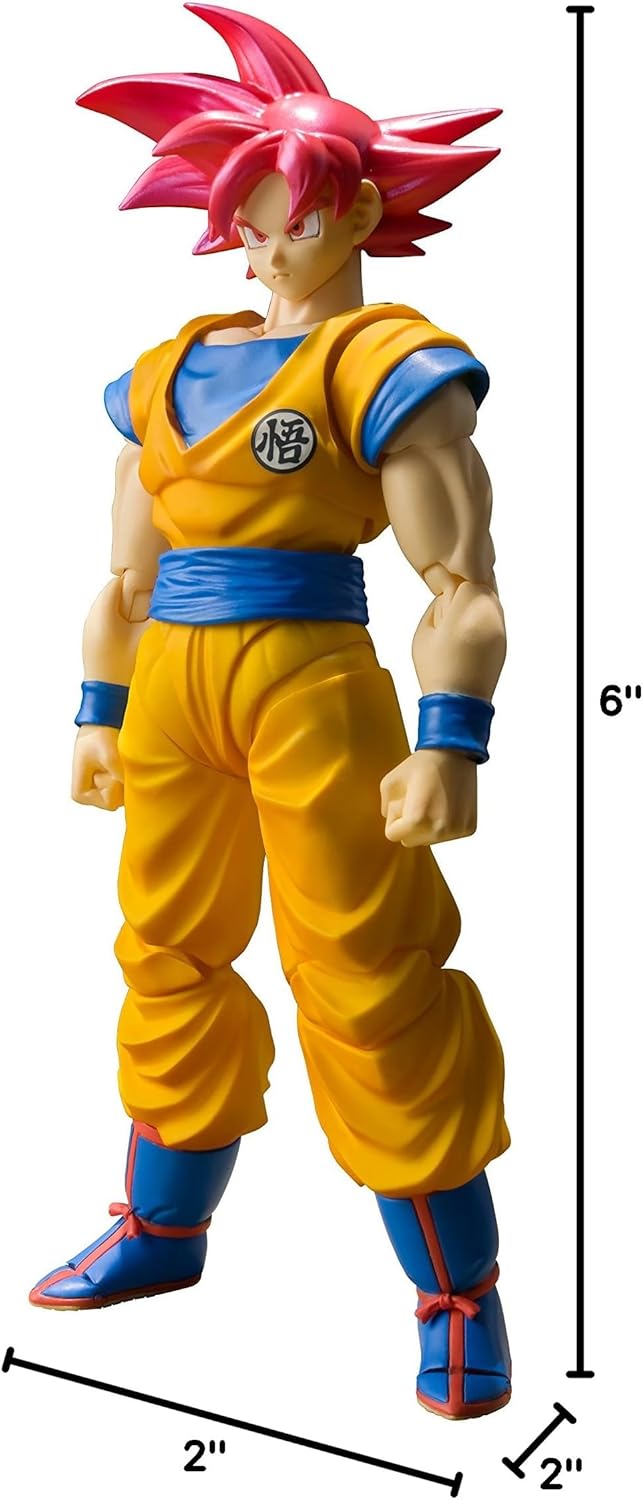S.H. Figuarts Super Saiyan God Son Goku Action Figure H30775