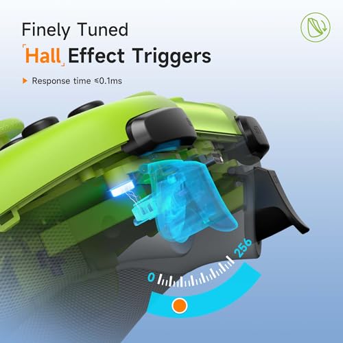 2.4g Wireless Bluetooth Gaming Controller with Hall Effect W959537