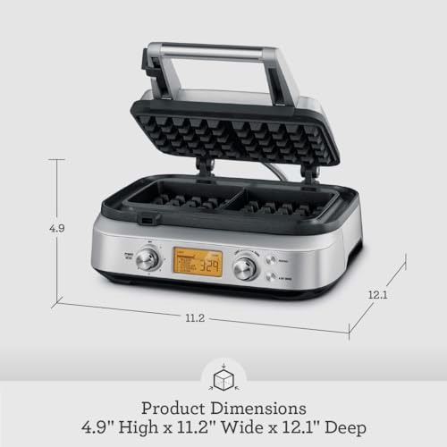 Stainless Steel 2 Slice Waffle Maker P442