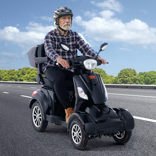 800W All Terrain Electric Mobility Scooter with 500lbs Capacity D383985