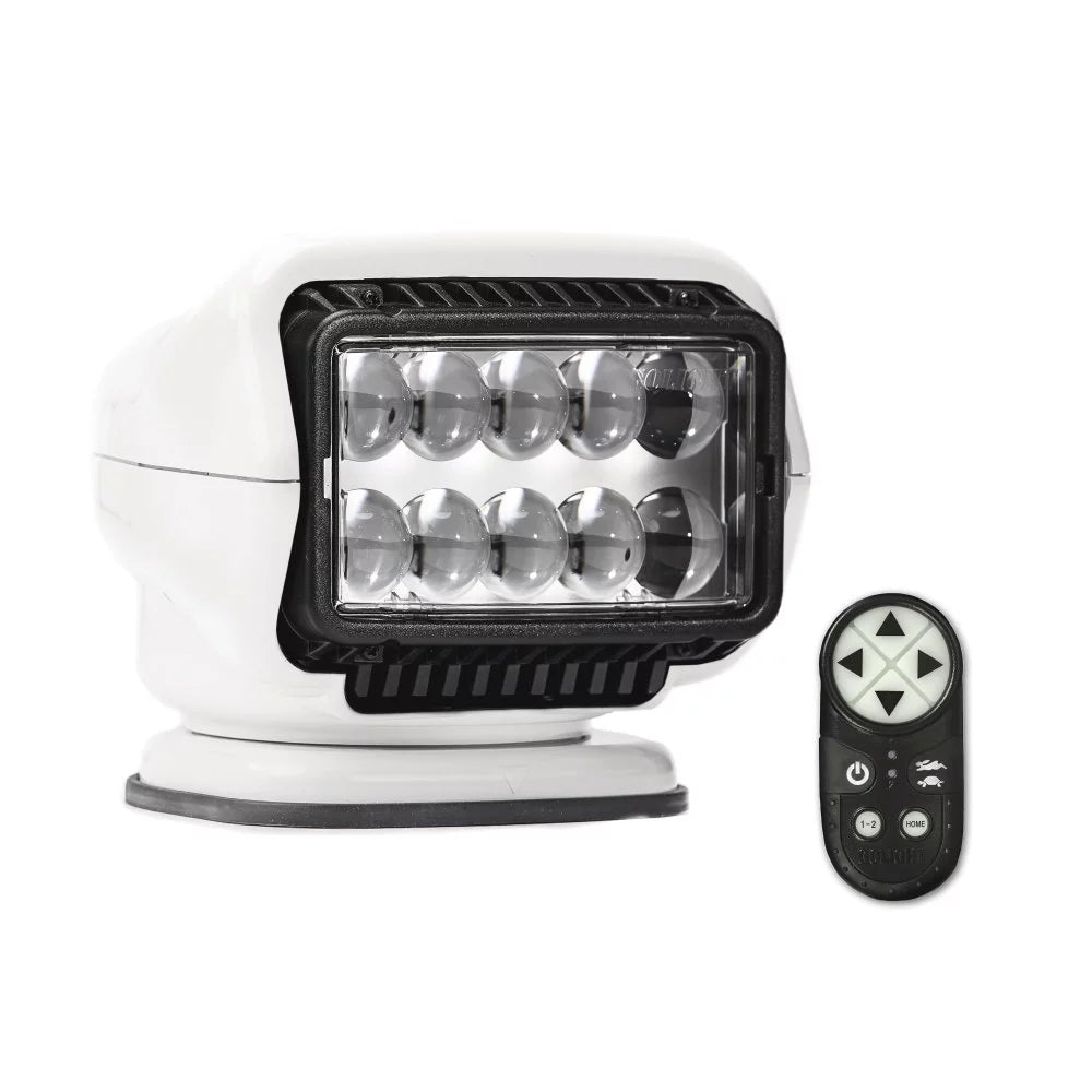 White LED Spotlight with Remote M7117