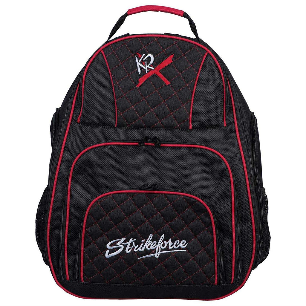 Black/Red 2 Ball Backpack I821