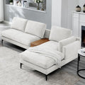 Beige Linen Modular Sectional Sofa J985
