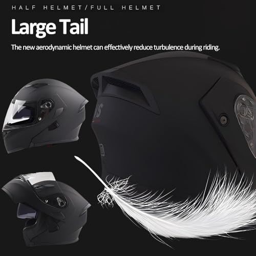 Full Face Flip up Bluetooth Motorcycle Helmet with Dual Speaker R173