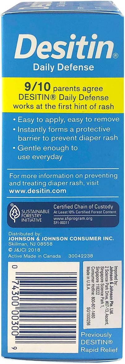 2 Ounce Diaper Rash Cream J93558