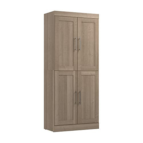 Ash Gray Wardrobe Organizer Storage Cabinet A7484
