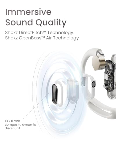 Black Open-Ear True Wireless Earbuds E21495
