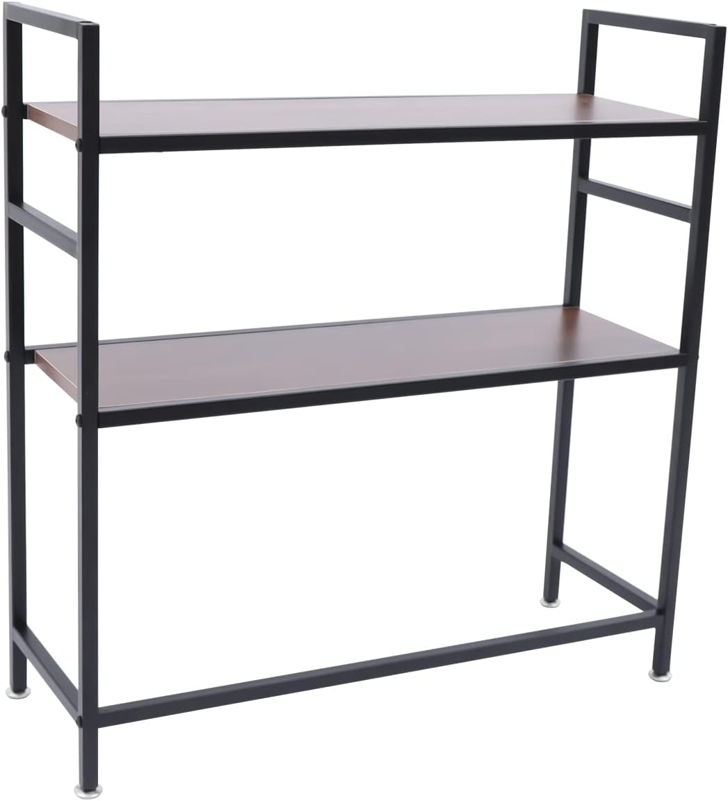 2-Tier Wood Desk Hutch M8702