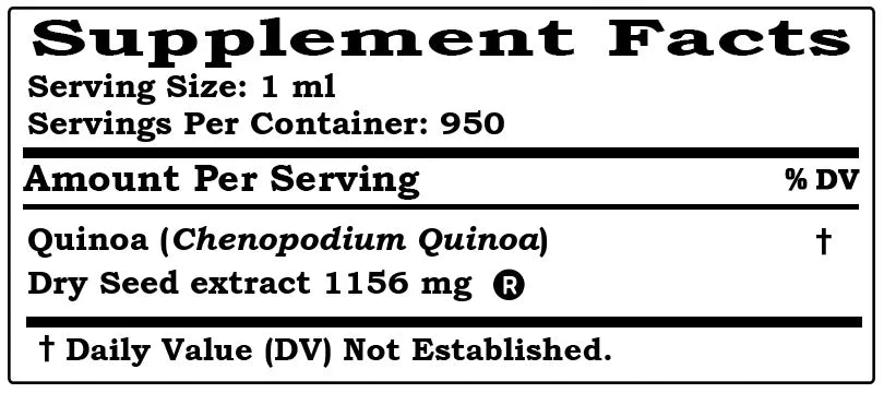 Quinoa Dry Seed Alcohol-Free Liquid Extract Glycerite 32 Fl.Oz W395
