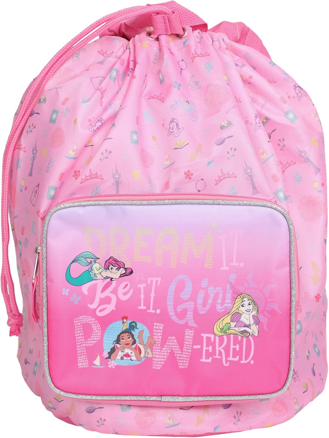 5-Piece Pink Youth Kids Girls Duffle Bag Set S364