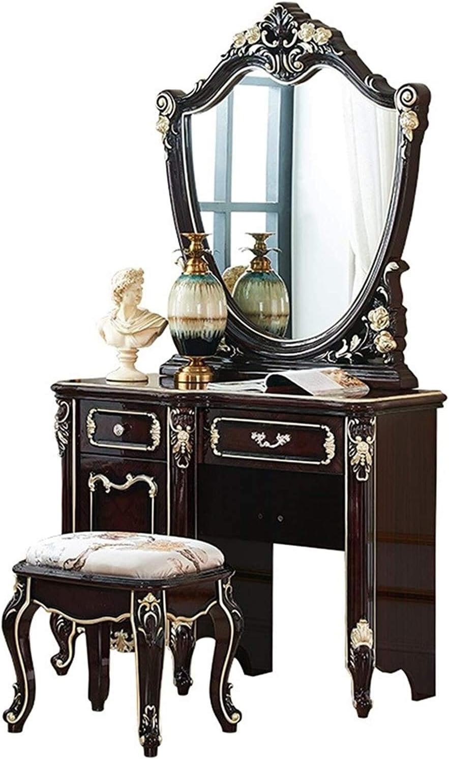 Dressing Vanity Table with Stool T406399