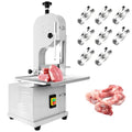 2000W Commercial Bandsaw Machine, 20x16" Stainless Table, 0.04-8" Cutting Thickness, Electric Bone Saw Machine with 8 Blades R49067