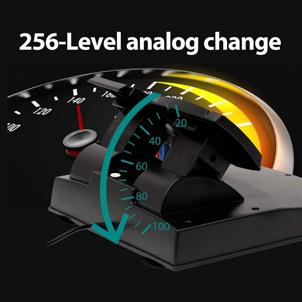 270 Degree Racing Steering Wheel with Pedals G5228
