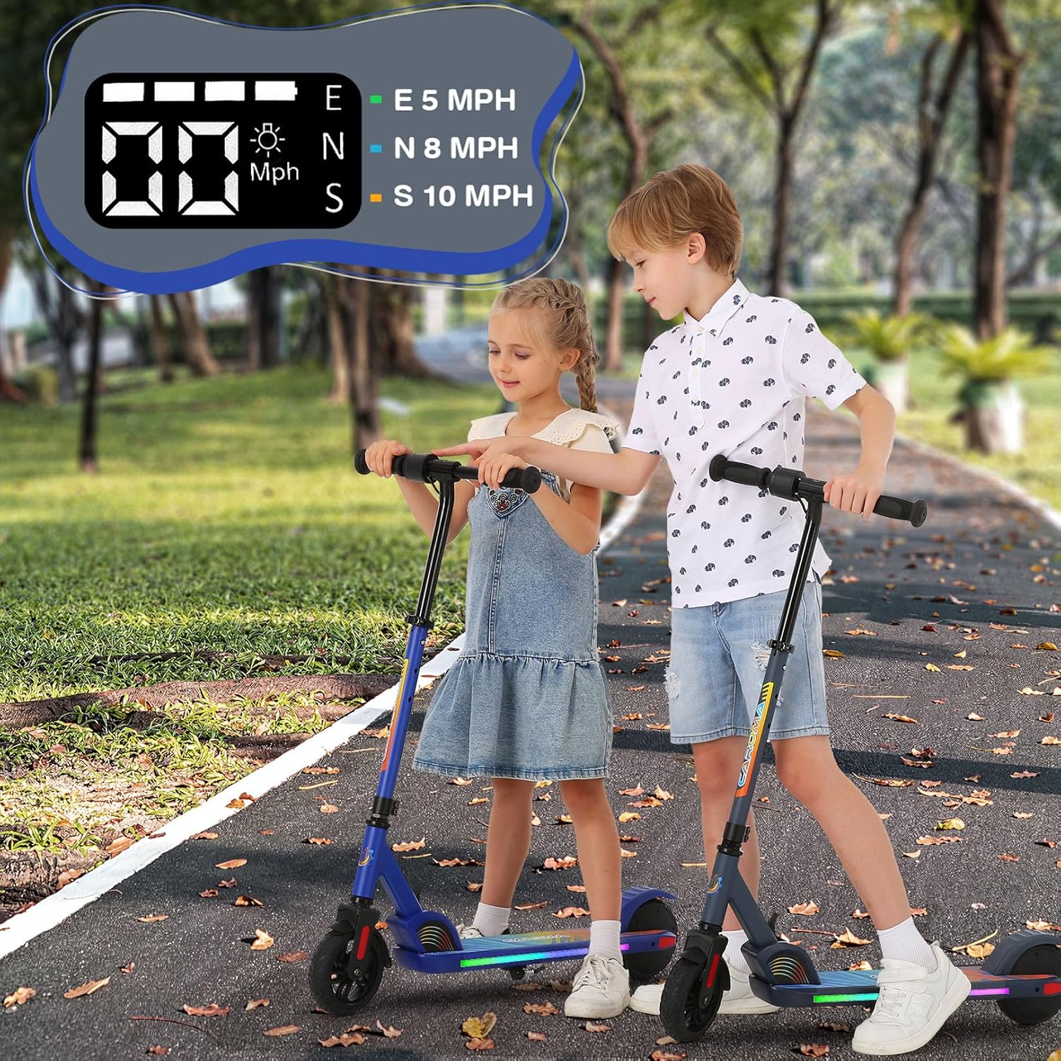 Foldable Electric Scooter with LED Display D891957