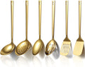 6pcs Titanium Plating Stainless Steel Kitchen Utensils Set Y4991