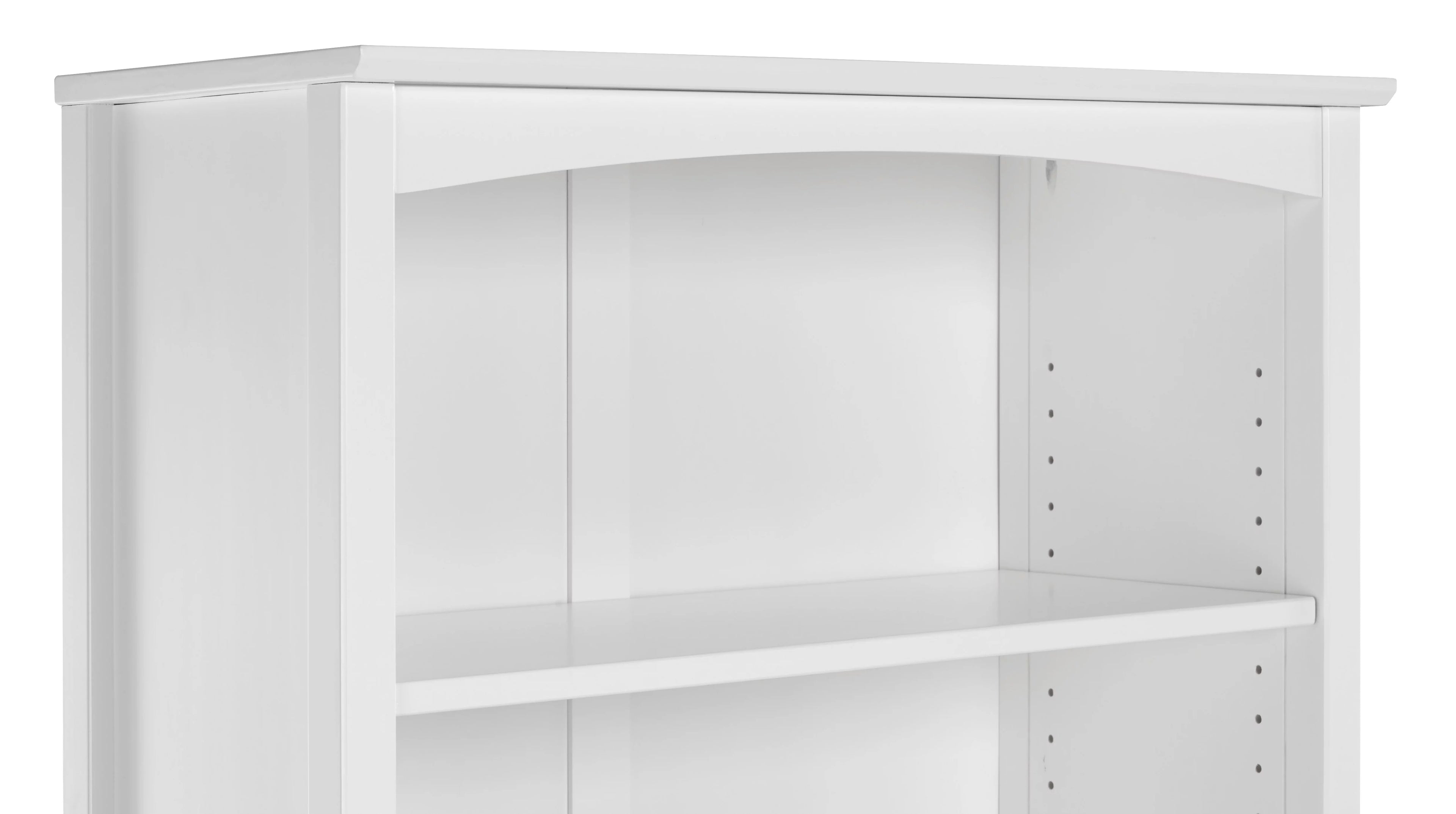 White Finish Shaker Style Bookcase I60607