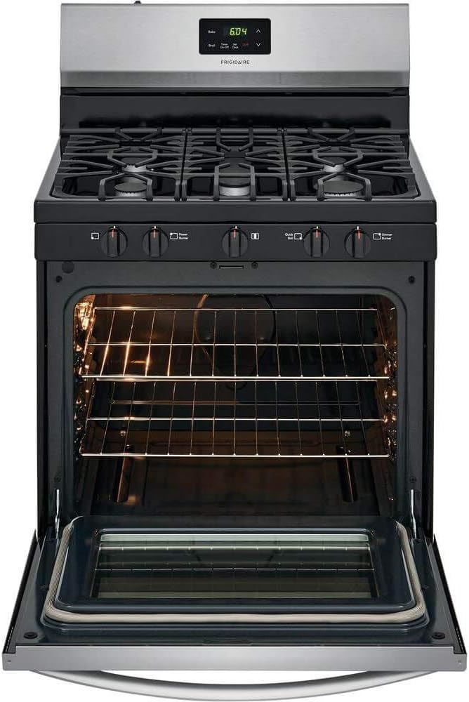 30" Freestanding Gas Range with 5 Sealed Burners in Stainless Steel Y559